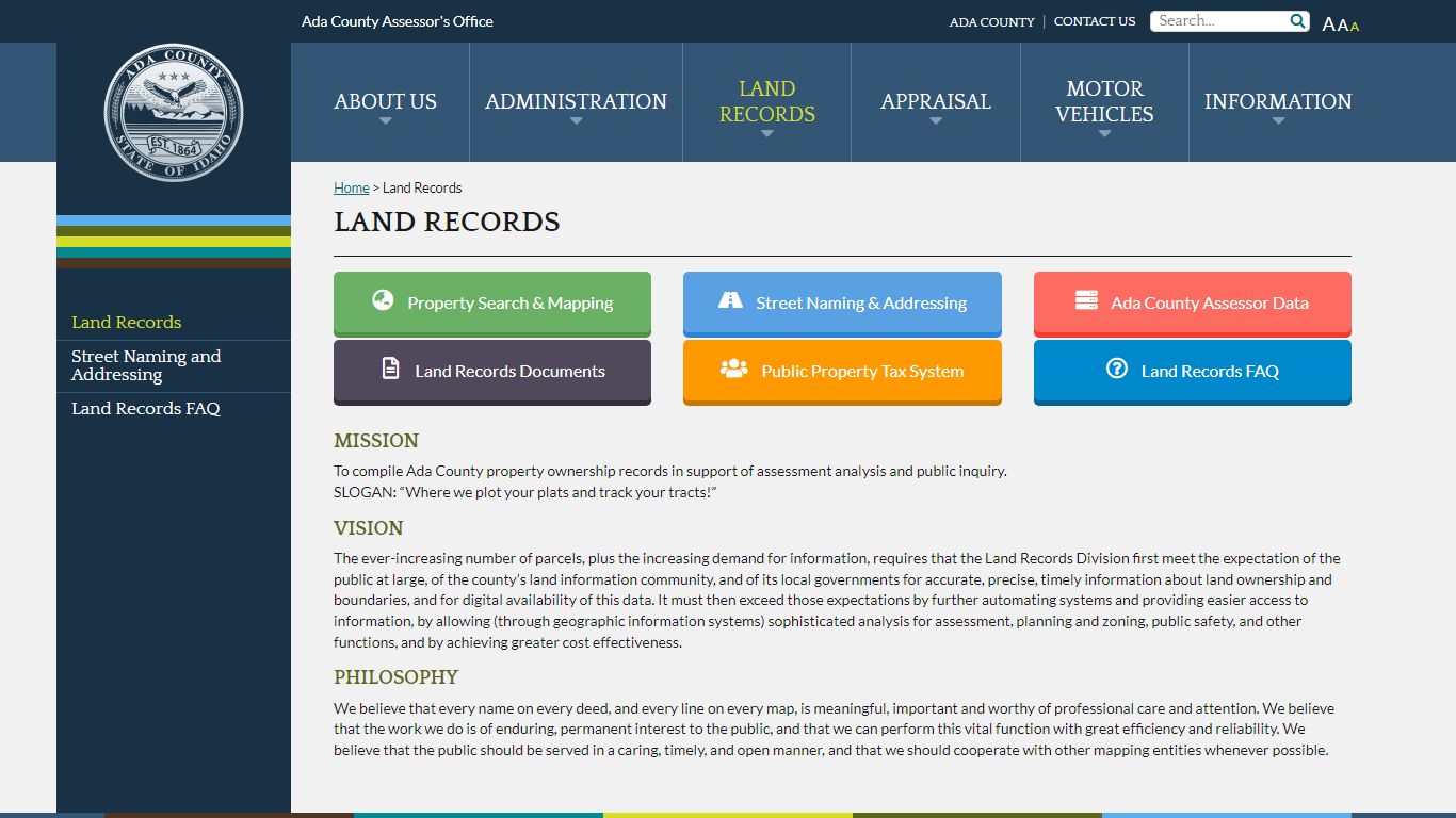 Land Records - Assessor